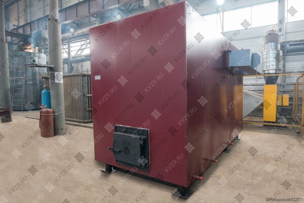 Водогрейный котел 1.0 МВт работающий без дымососа