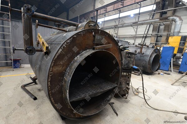 Изготовление парогенератора на угле 700 кг 130 С